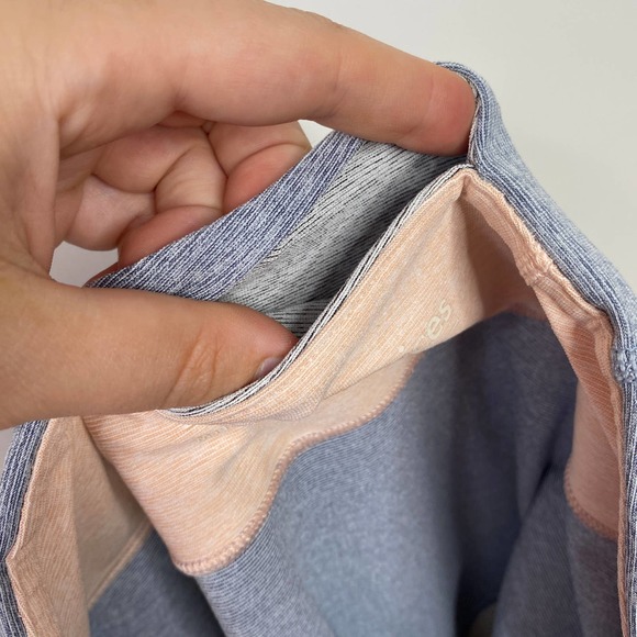 OUTDOOR VOICES springs 7/8 tri-color blue pink activewear leggings M - Picture 6 of 6